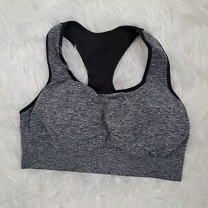 Champion Heathered Black Sports Bra